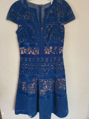 ELectric Blue Lace Dress